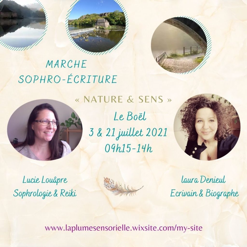 lucie louapre sophrologie et reiki et laura Denieul écrivain public et biographe